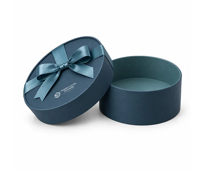circular gift boxes with lids