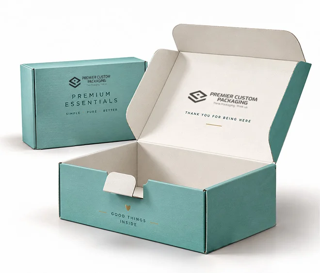 custom printed roll end mailer boxes